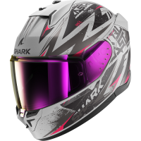 Shark Шлем D-Skwal 3 Blast-R Mat Silver/Violet/Black в Калуге