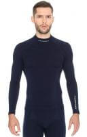 Brubeck Футболка мужская дл.рукав Wool Merino 78% Темно-Синий в Калуге