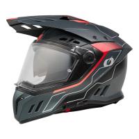 Oneal Шлем кроссовый со стеклом Sierra RS Echo красный/черный в Калуге