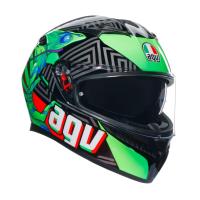 AGV Шлем K3 Kamaleon Black/Red/Green в Калуге