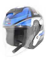 AiM Шлем открытый JK526 Blue/Grey/Black в Калуге