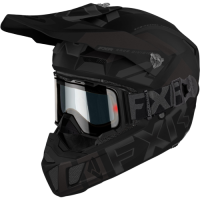 FXR Шлем Clutch Cold Stop QRS Electric 22 Black Ops в Калуге