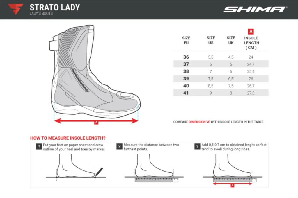 Shima боты Strato Lady