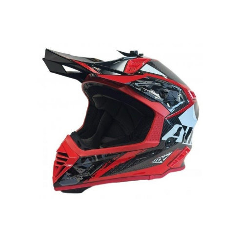 AiM Шлем RH855 Carbon Terrain Black/Red в Калуге