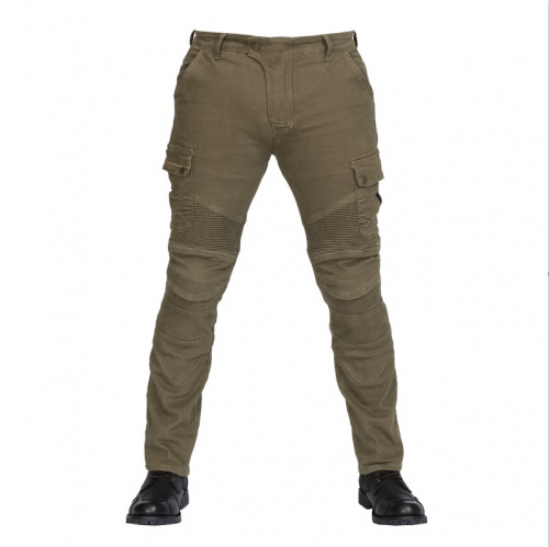 MadBull Мотобрюки Cargo JS Stretch Olive в Калуге
