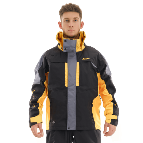 Dragonfly Куртка мембранная Quad Pro Black-yellow в Калуге