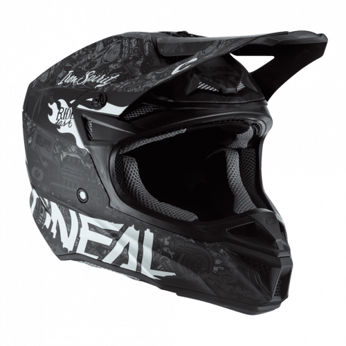ONEAL Кроссовый шлем 5Series HR Черный/Белый в Калуге