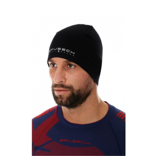Brubeck Шапка шерстяная Active Wool Черная в Калуге
