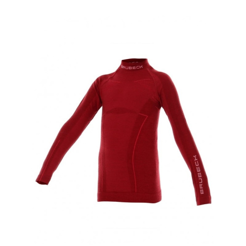 Brubeck Футболка на девушку Active Wool Бордовый в Калуге