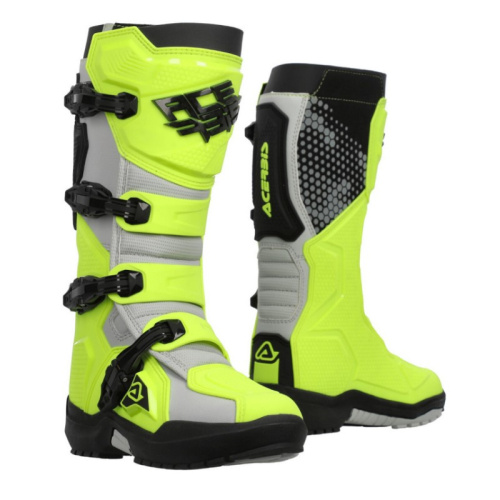 Acerbis Мотоботы кроссовые Artiglio Fluo Yellow/White в Калуге