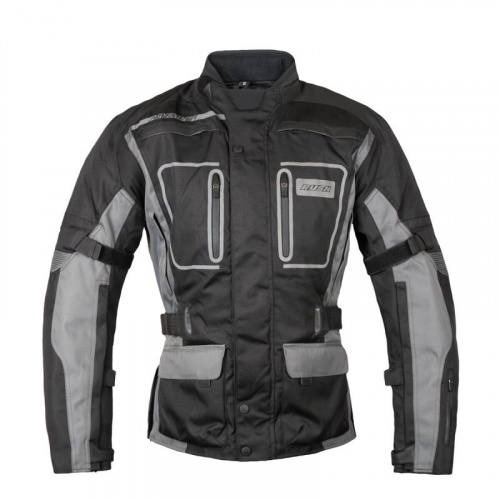Rush Мотокуртка Discovery текстиль Черный/Серый в Калуге