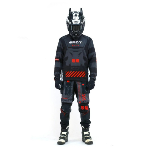 Grom Штаны кроссовые Крюгер Серый в Калуге