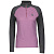 Scott Термокофта женская  Zip Defined Merino dark grey melange/cassis pink в Калуге