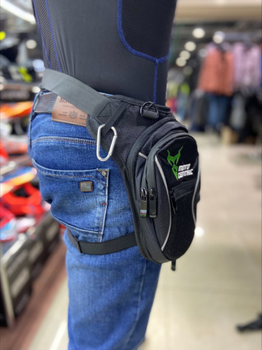 Motolike сумка на пояс зеленая в Калуге