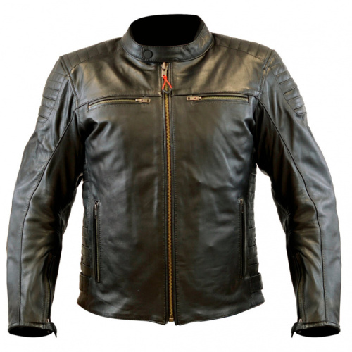 MCP Мотокуртка кожаная Stripe Черный в Калуге