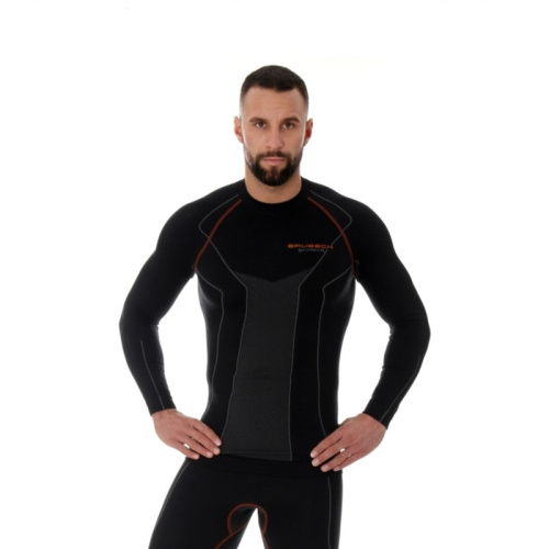 Brubeck Футболка мужская Thermo Protect черный в Калуге