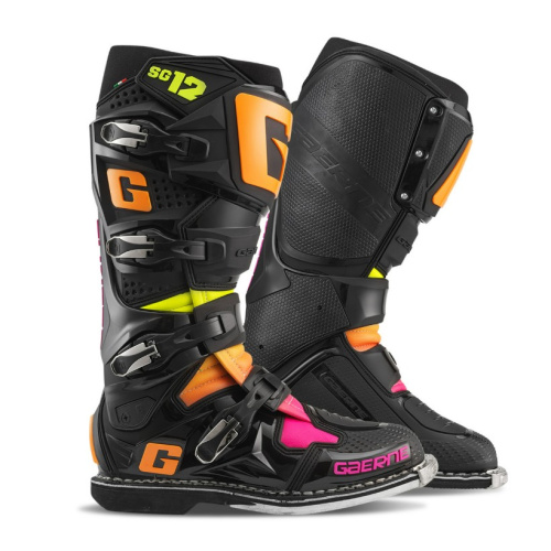 Gaerne Мотоботы SG-12 Black/Orange/Pink в Калуге