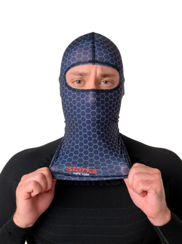 Starks Подшлемник Light Print Moto Черный принт в Калуге