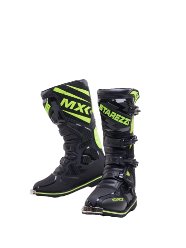 Starezzi Мотоботы Roma Black Fluo Yellow в Калуге